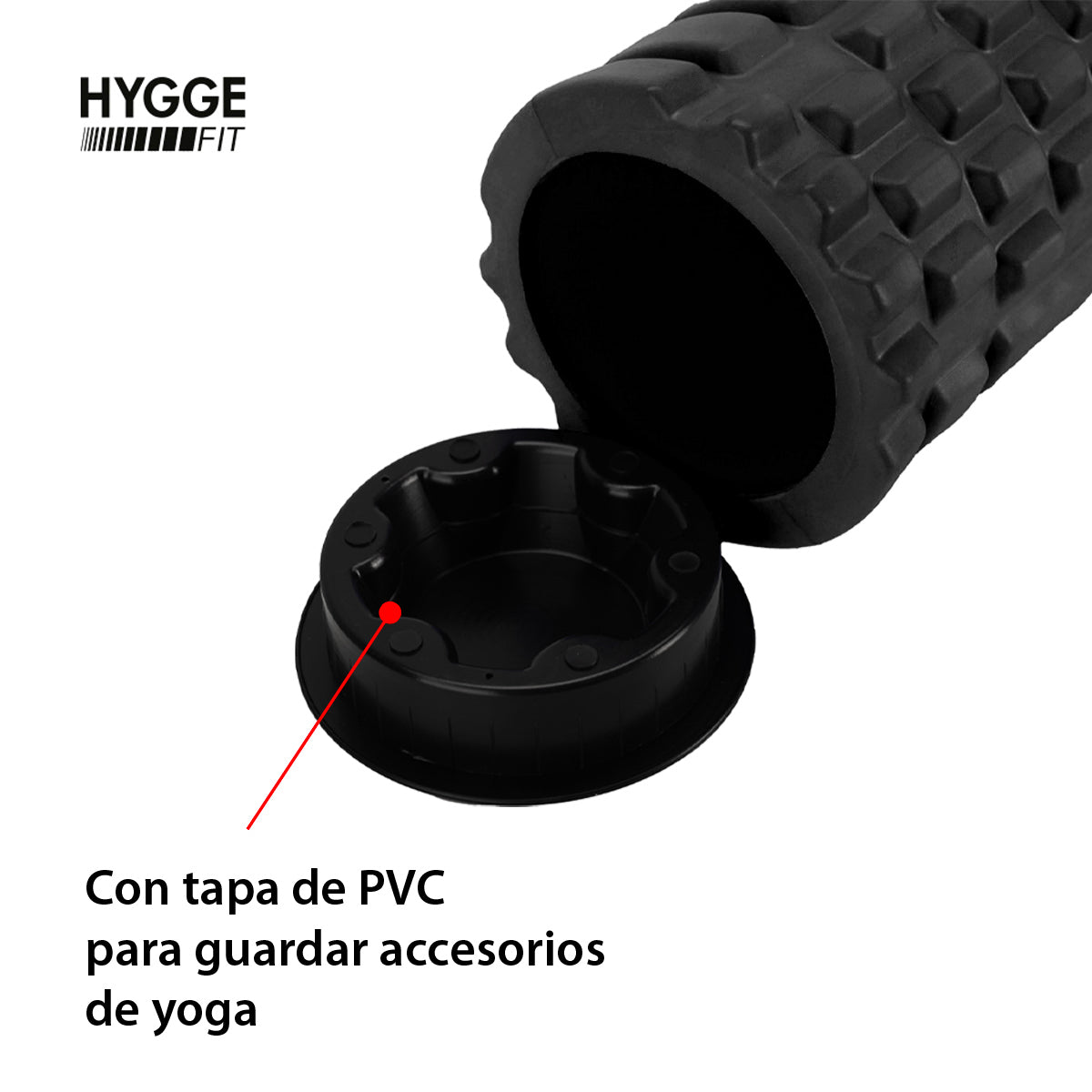 Rolo rodillo con tapa foam roller texturado