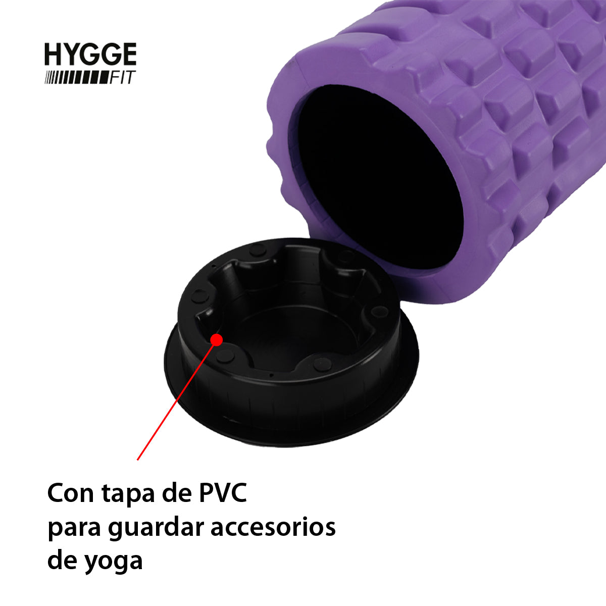 Rolo rodillo con tapa foam roller texturado