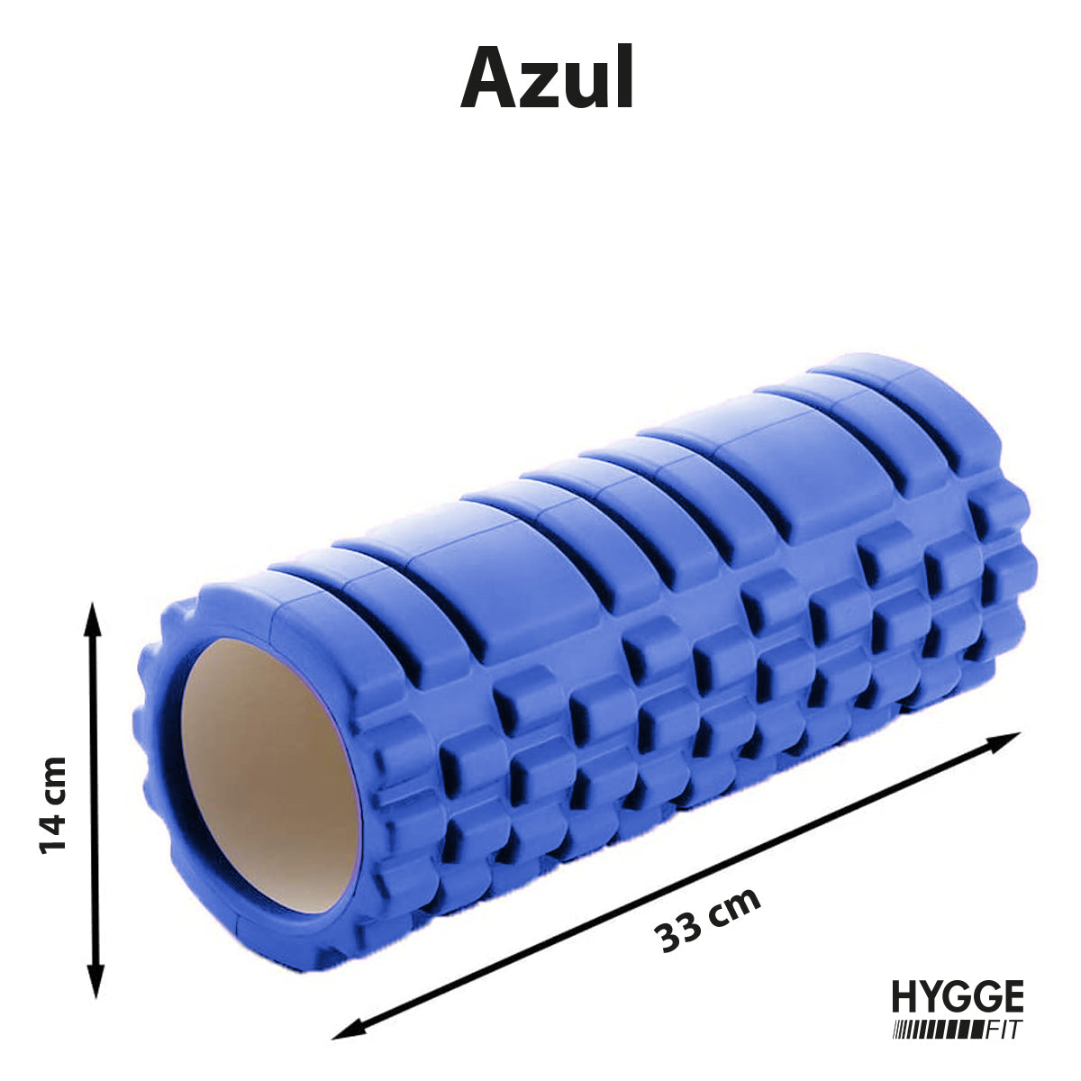 Rolo texturado para elongación y masajes 33cm