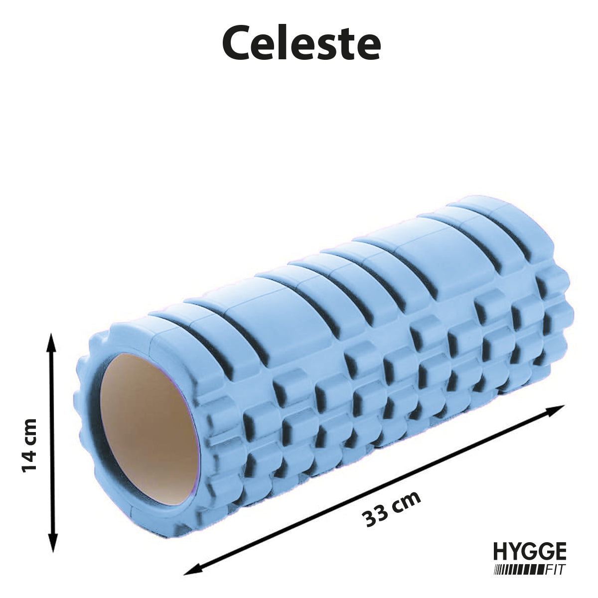 Rolo texturado para elongación y masajes 33cm