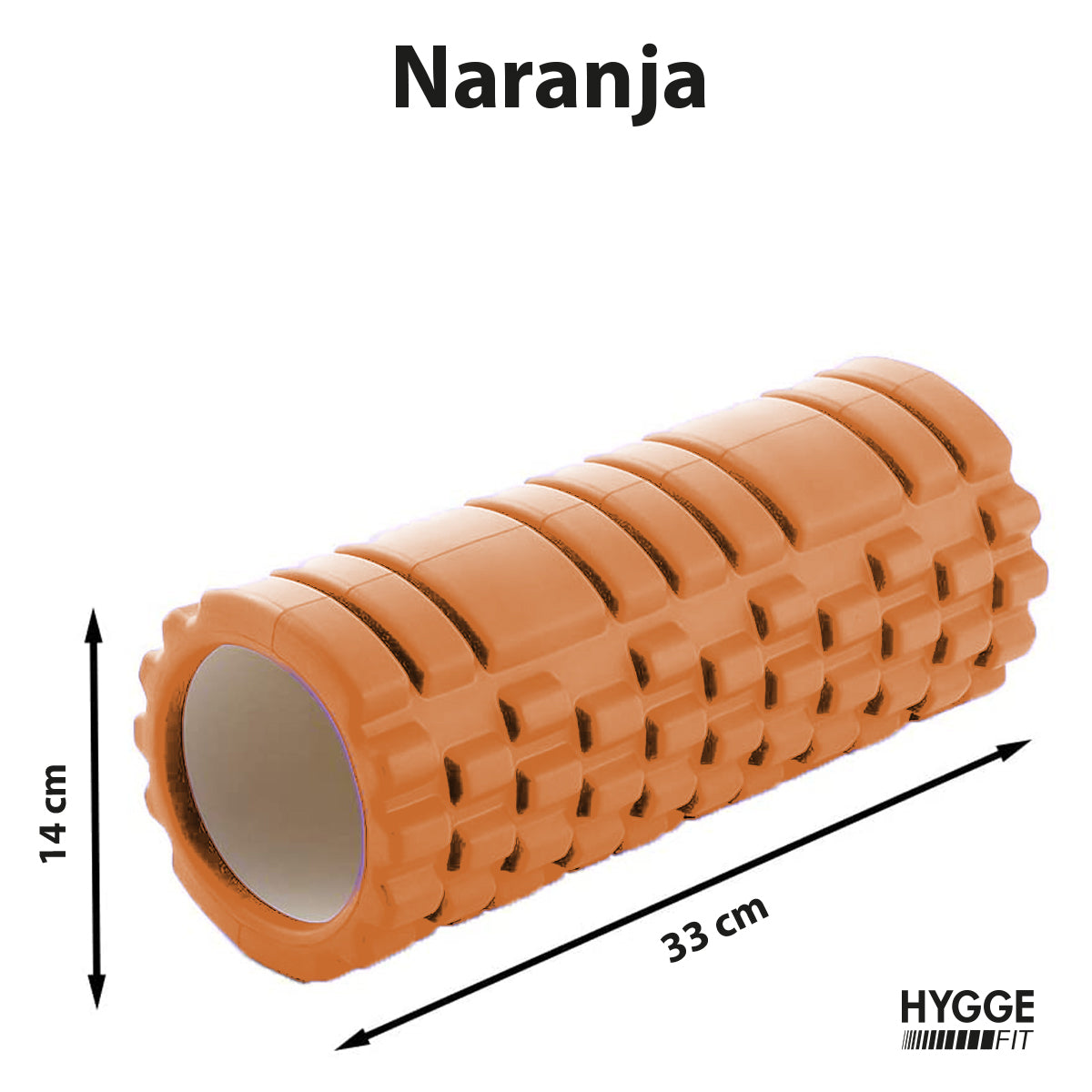 Rolo texturado para elongación y masajes 33cm