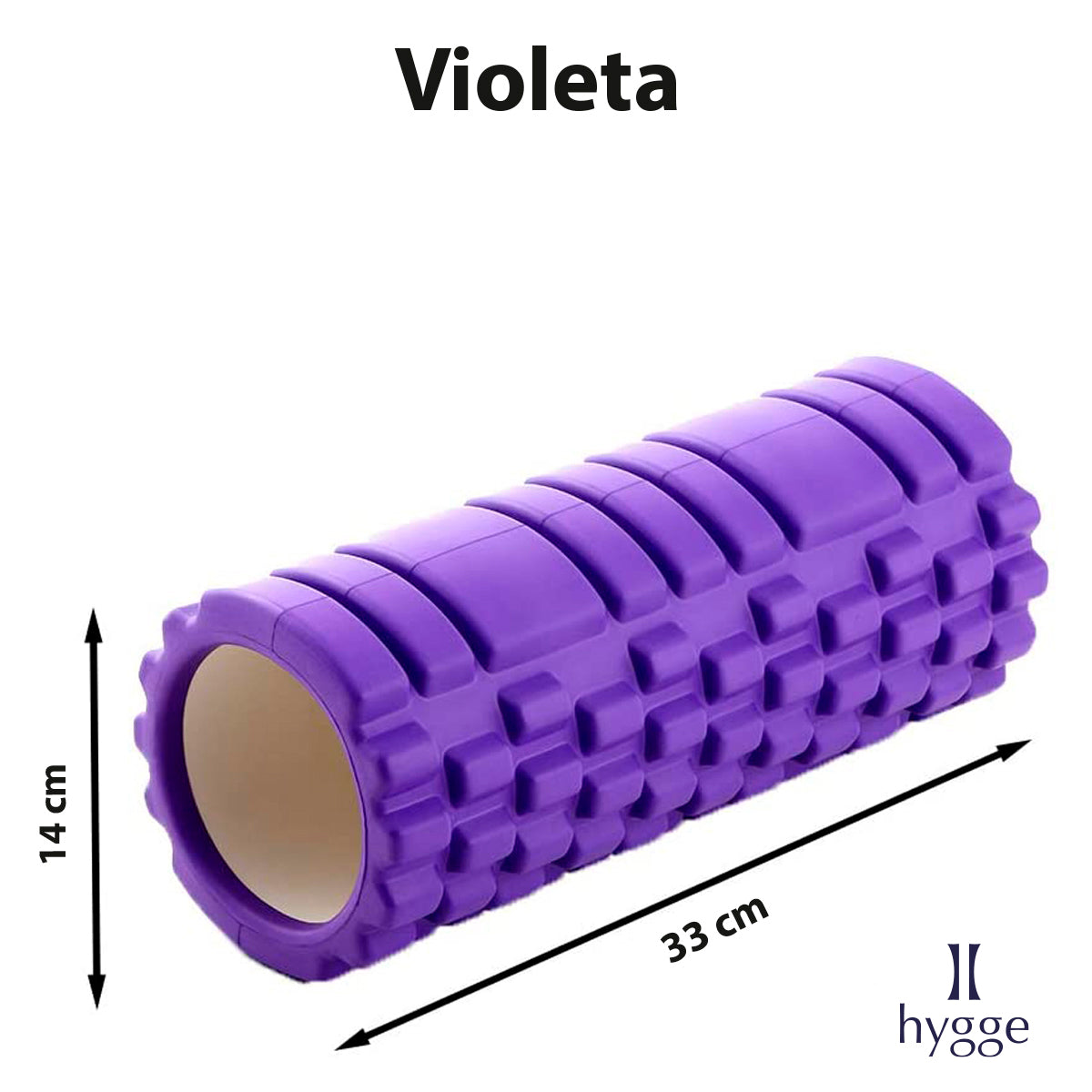 Rolo texturado para elongación y masajes 33cm