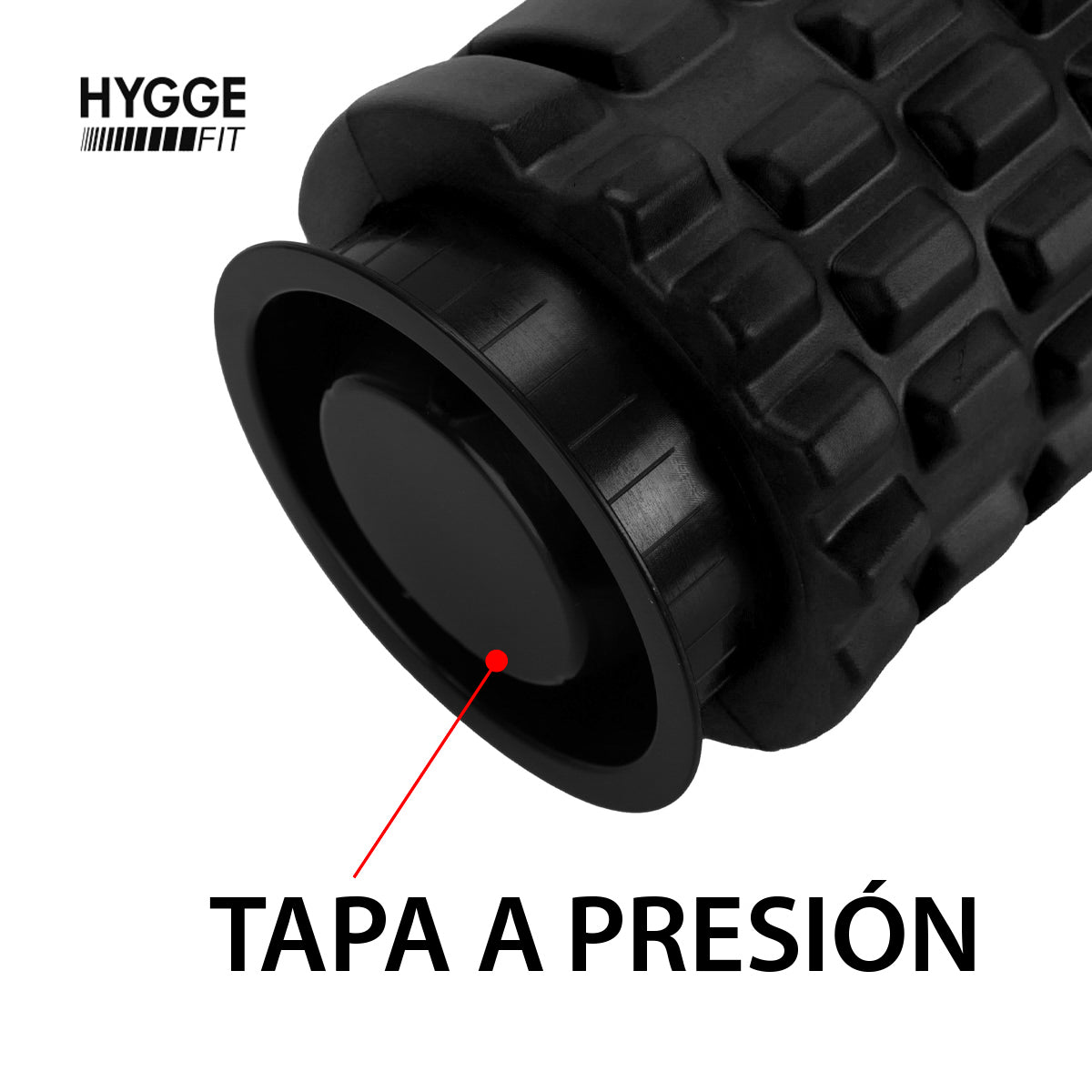 Rolo rodillo con tapa foam roller texturado