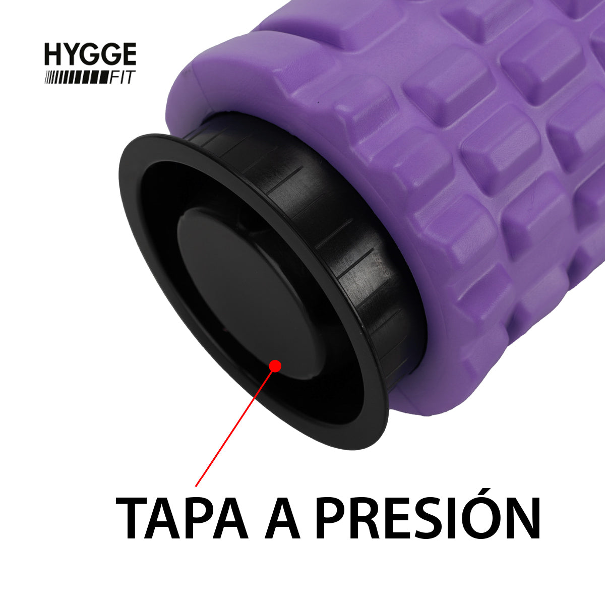 Rolo rodillo con tapa foam roller texturado