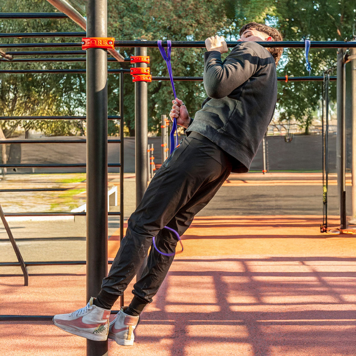 Banda de calistenia resistencia media