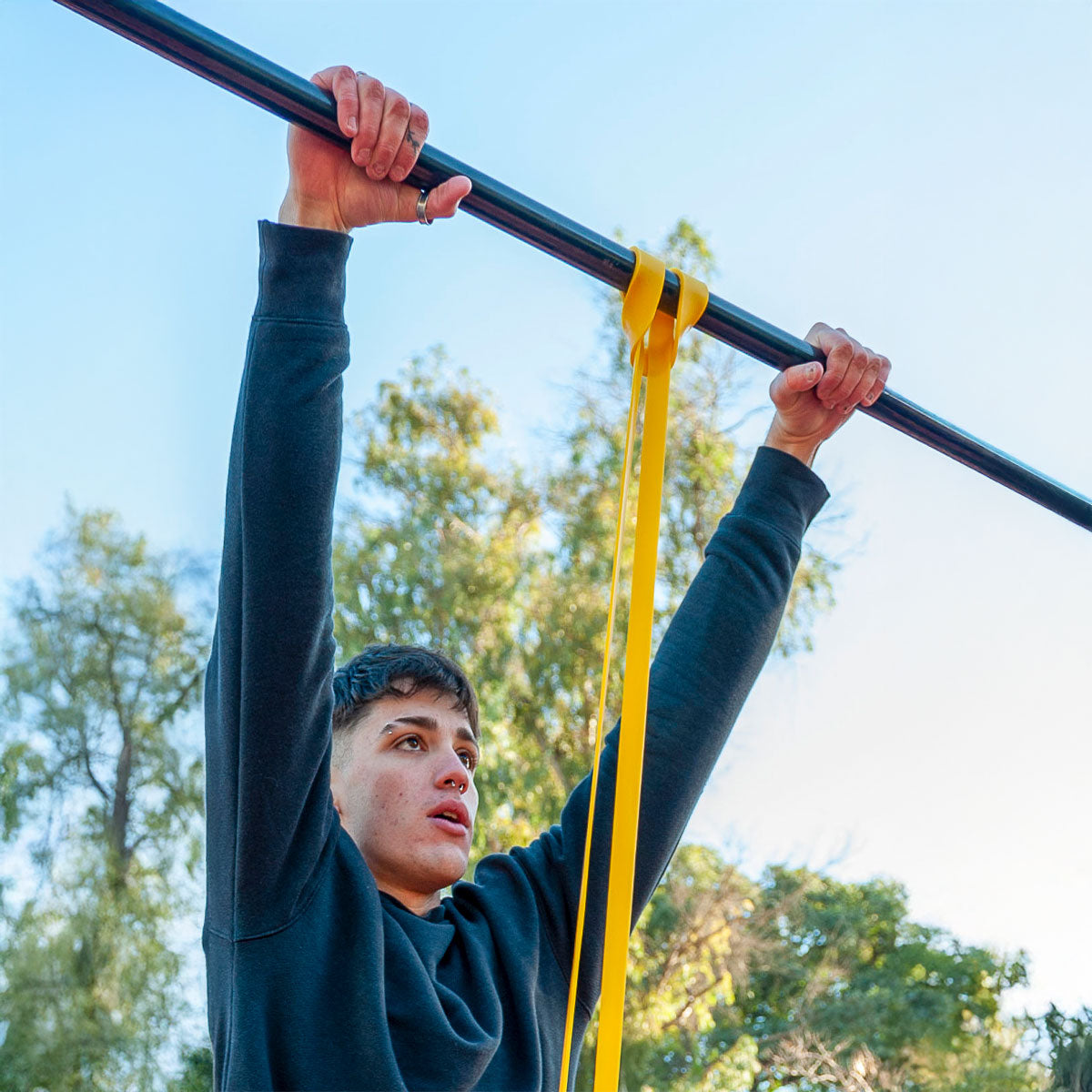 Banda de calistenia resistencia media