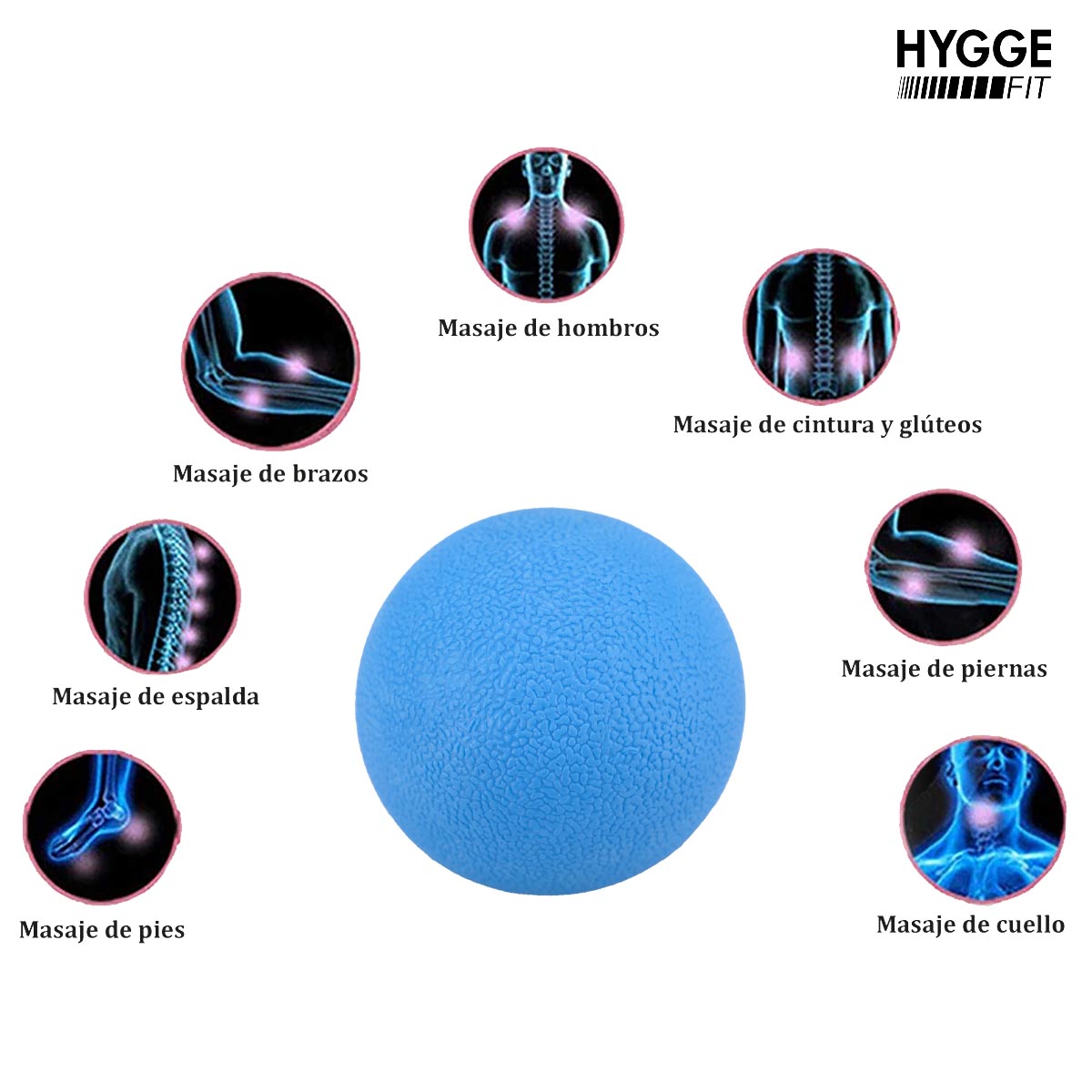 Pelota para masajes maciza
