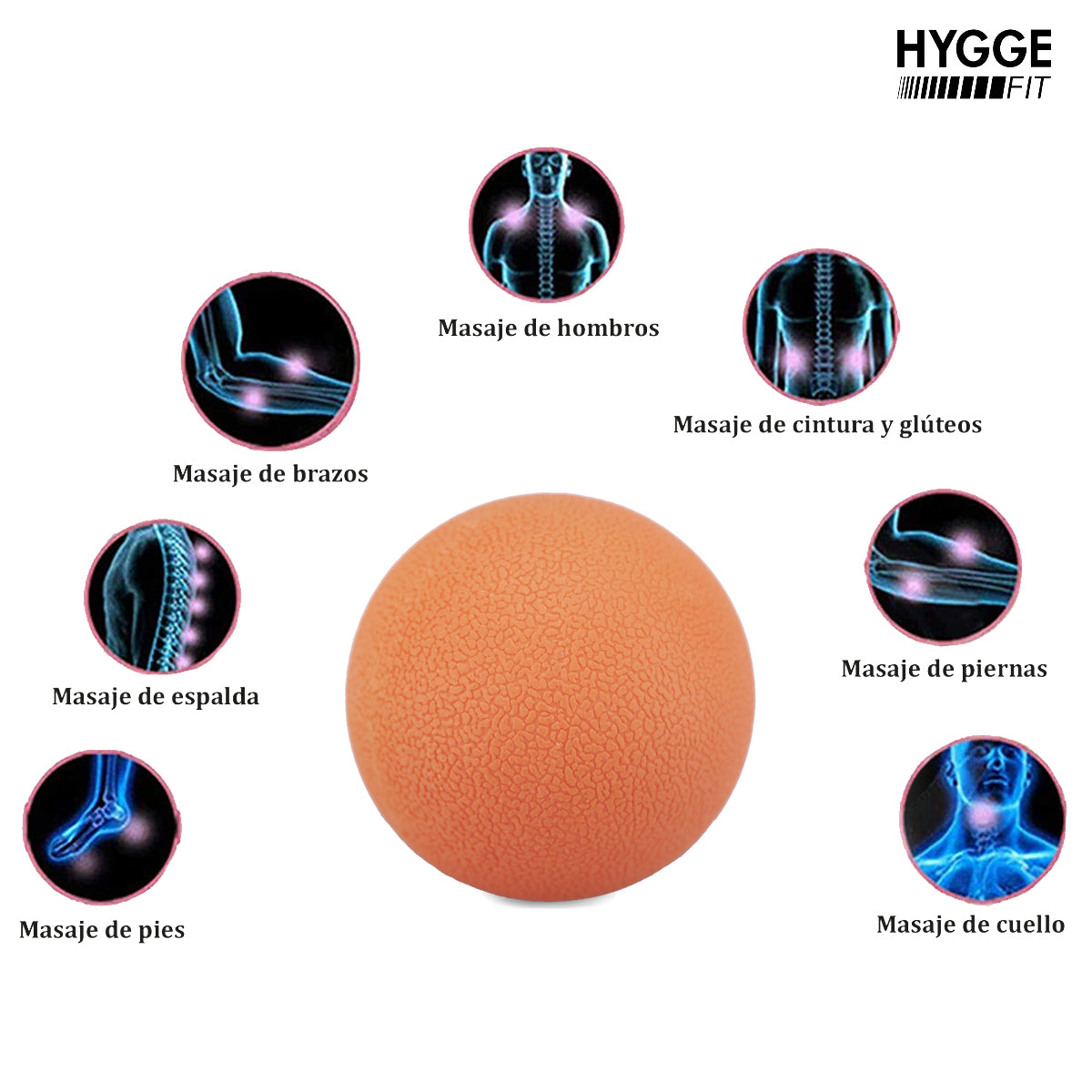 Pelota para masajes maciza