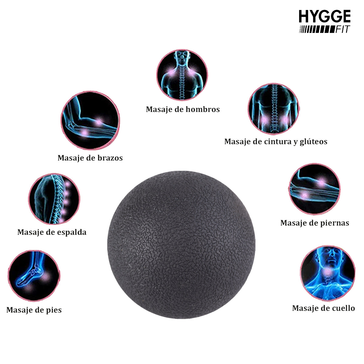 Pelota para masajes maciza