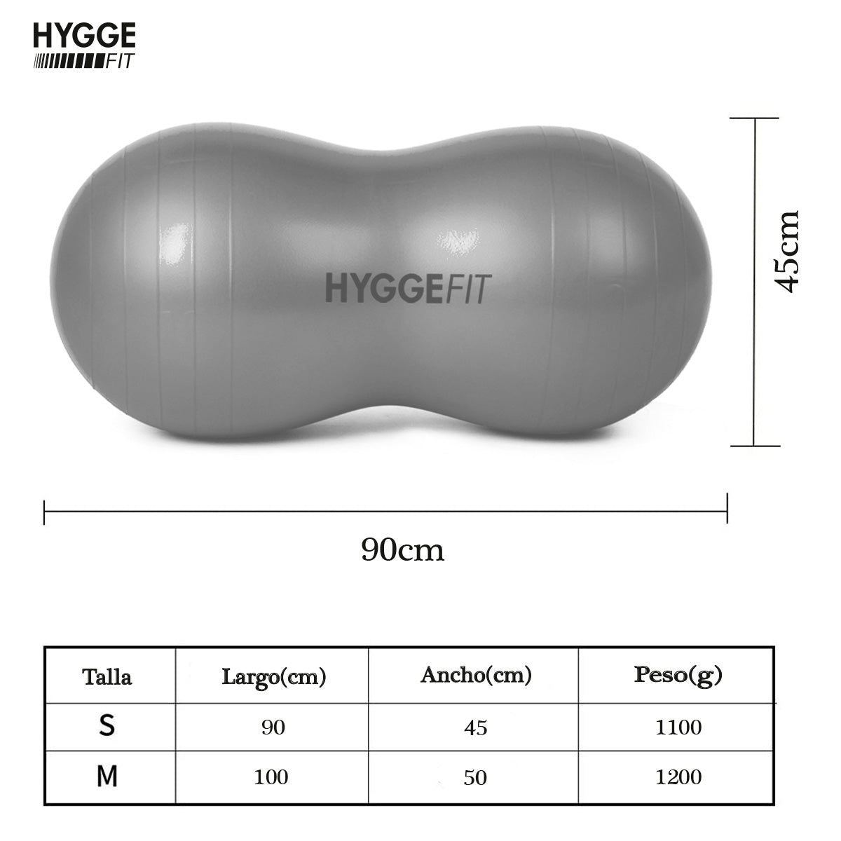 Pelota maní ovalada 90 x 45cm