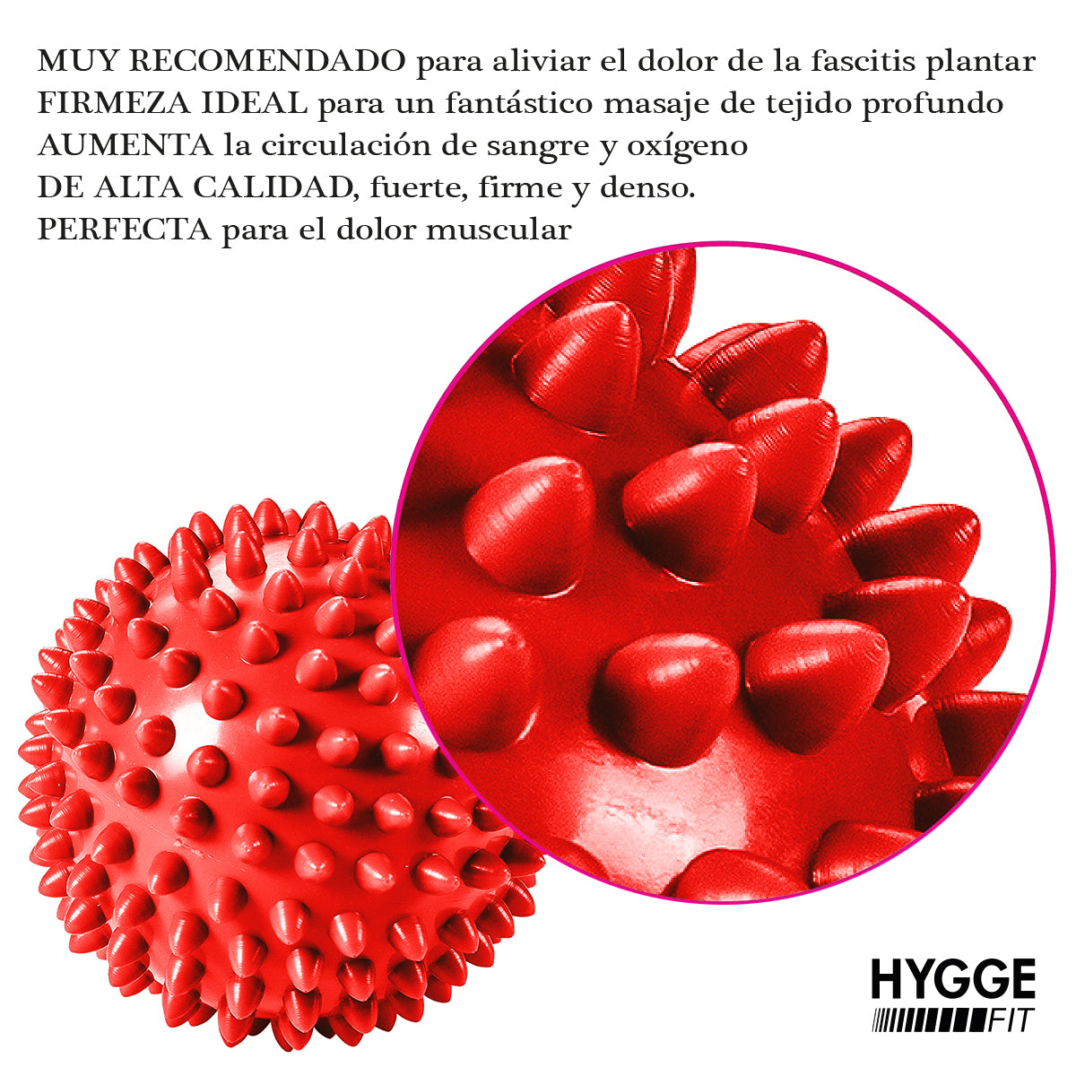 Pelota blanda de pinches para masajes 5cm