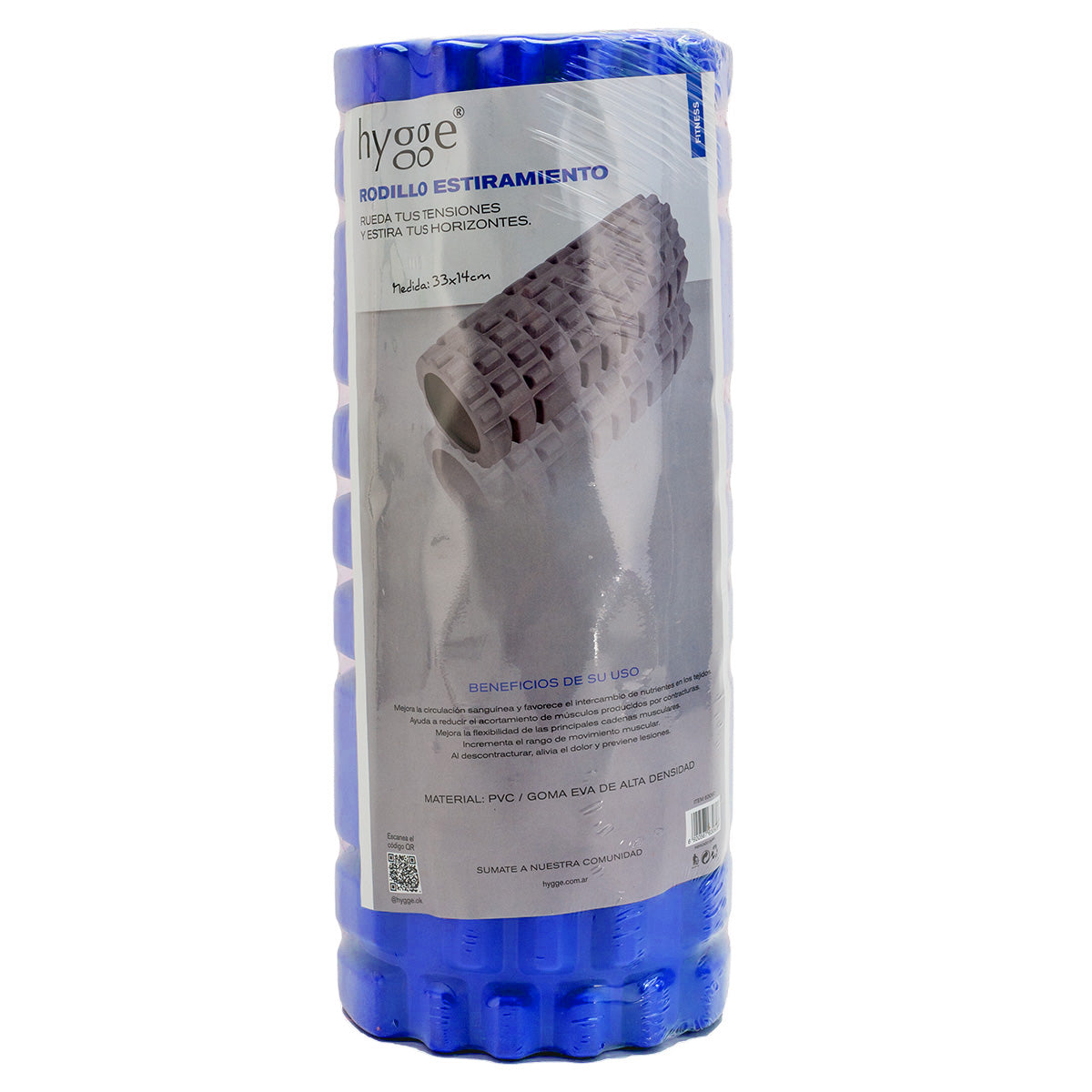 Rolo texturado para elongación y masajes 33cm