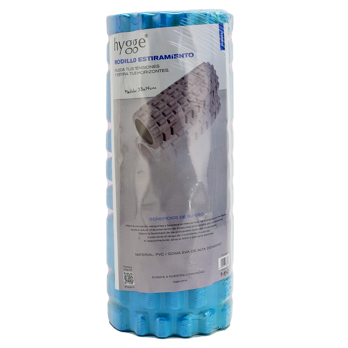 Rolo texturado para elongación y masajes 33cm