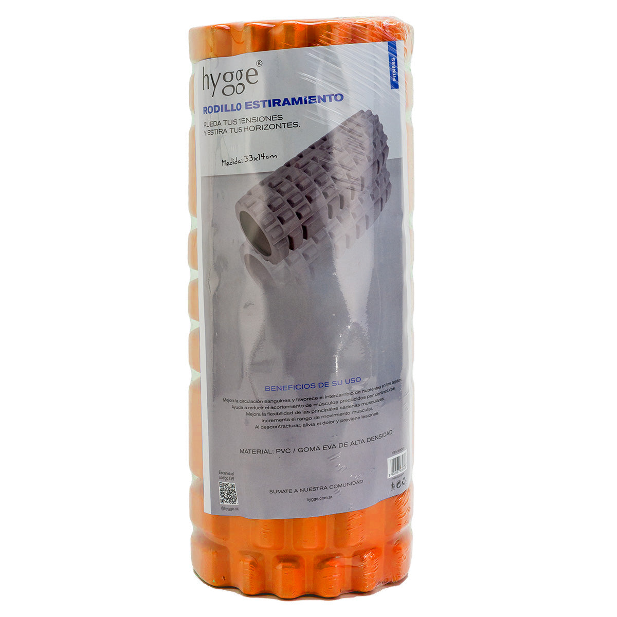 Rolo texturado para elongación y masajes 33cm