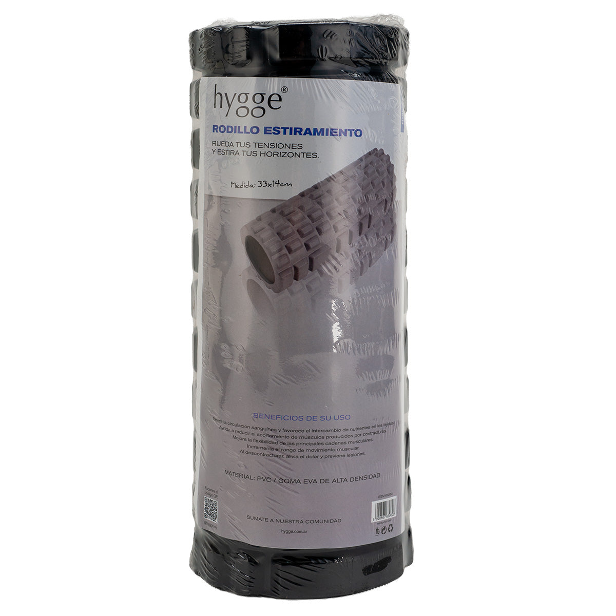 Rolo texturado para elongación y masajes 33cm