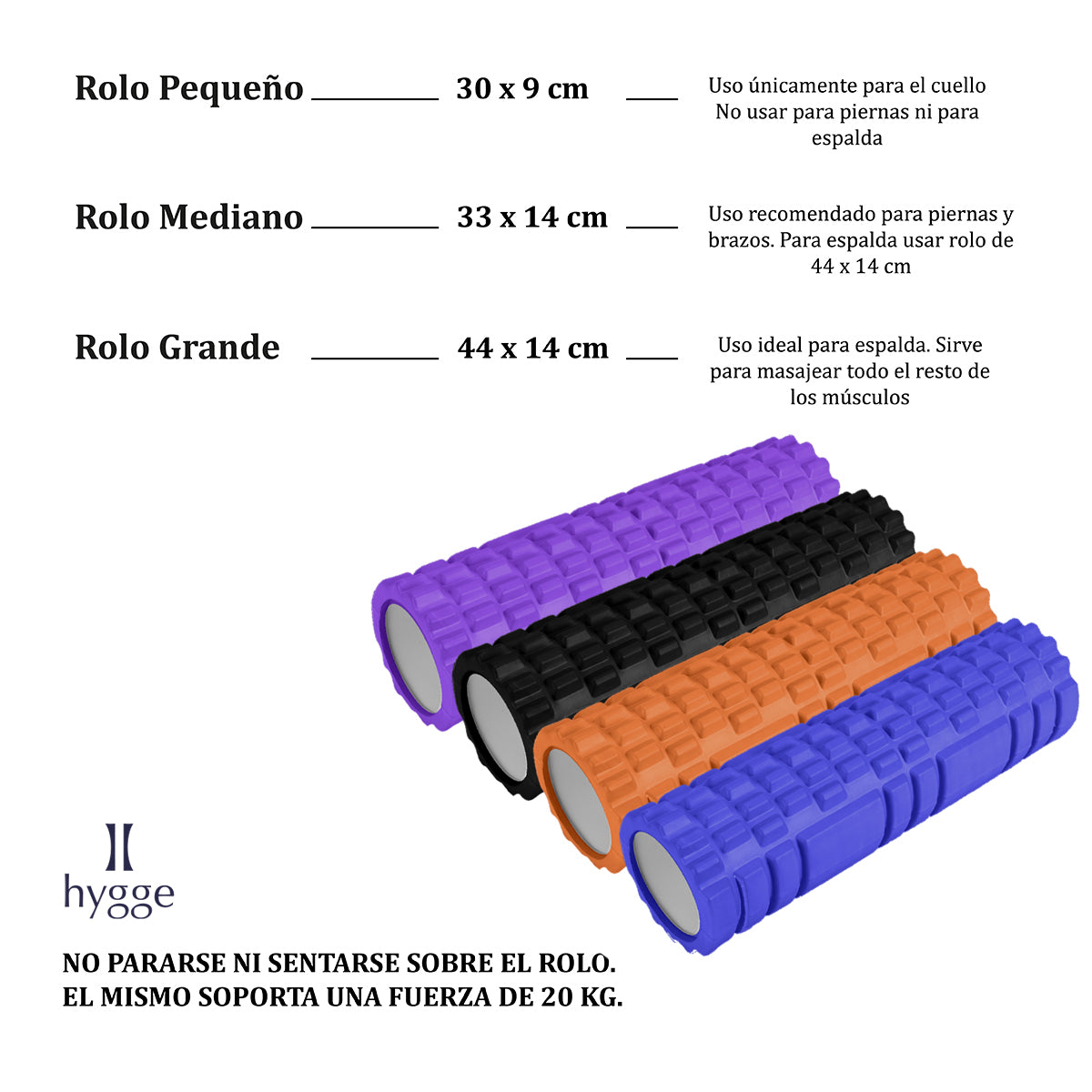 Rolo de elongación 44cm