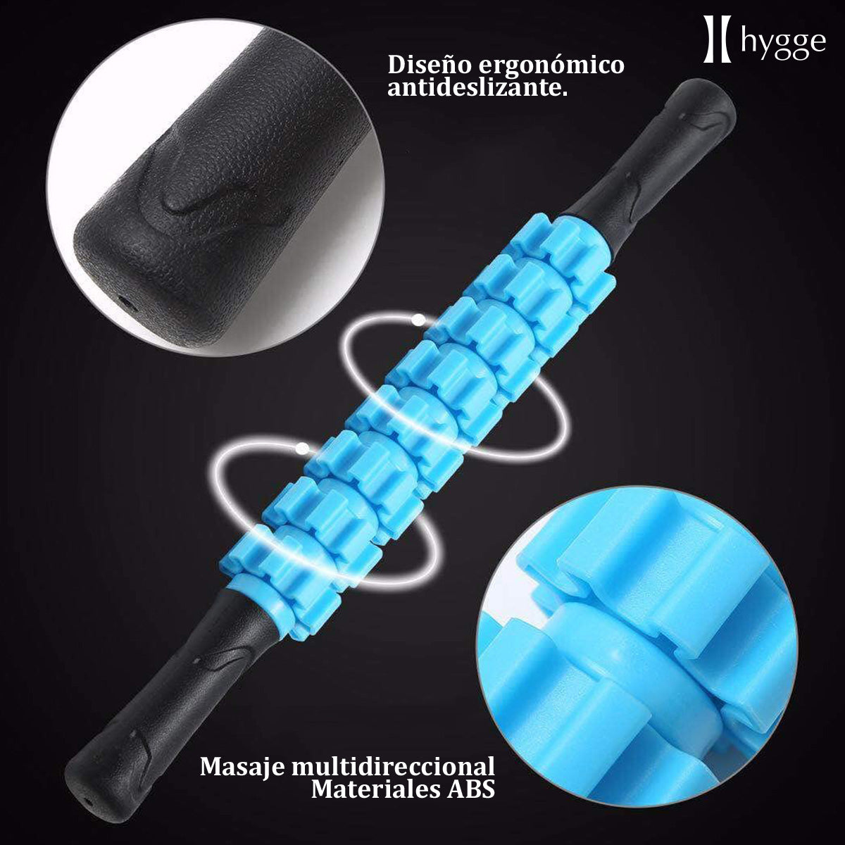 Stick rodillo masajeador alivia tensiones