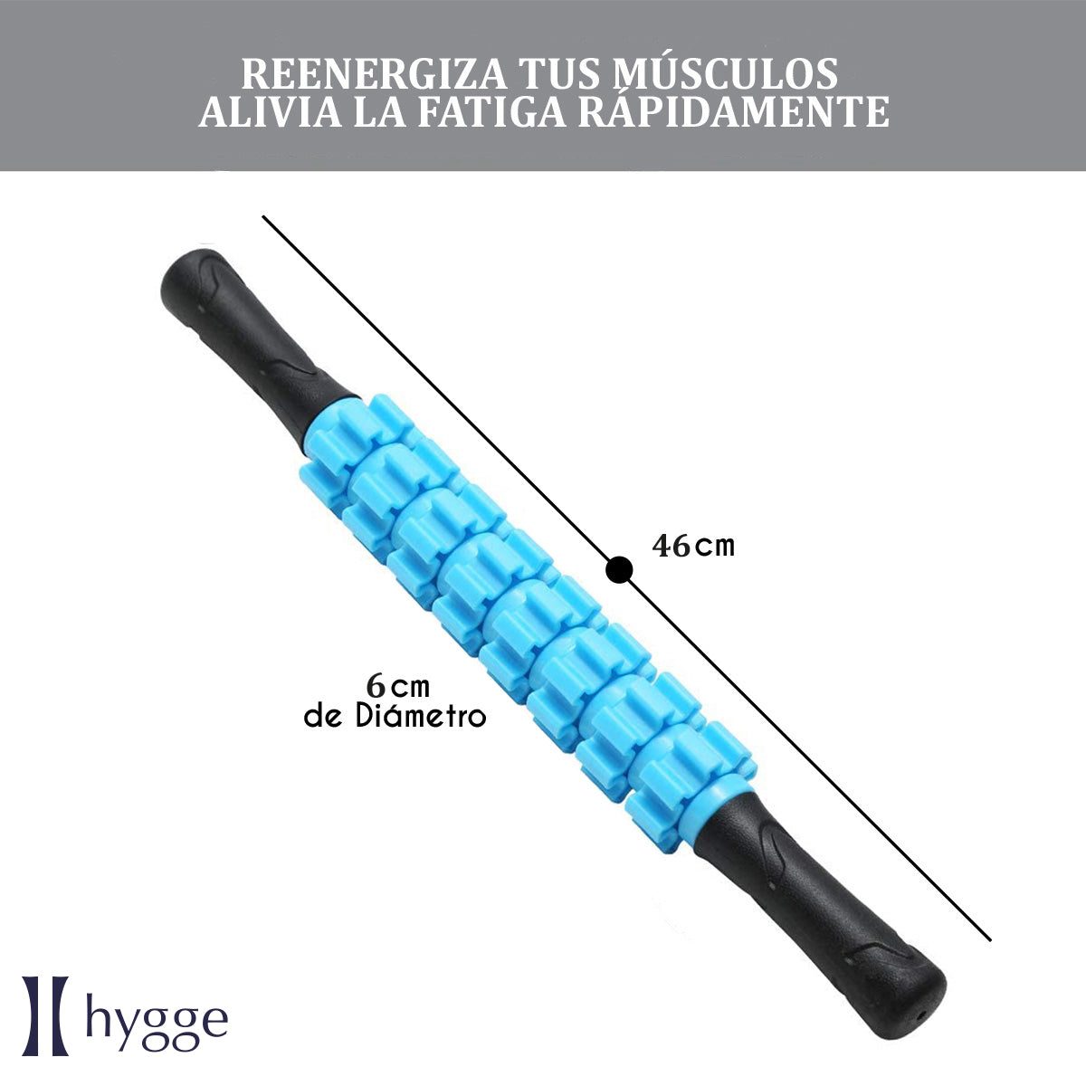 Stick rodillo masajeador alivia tensiones