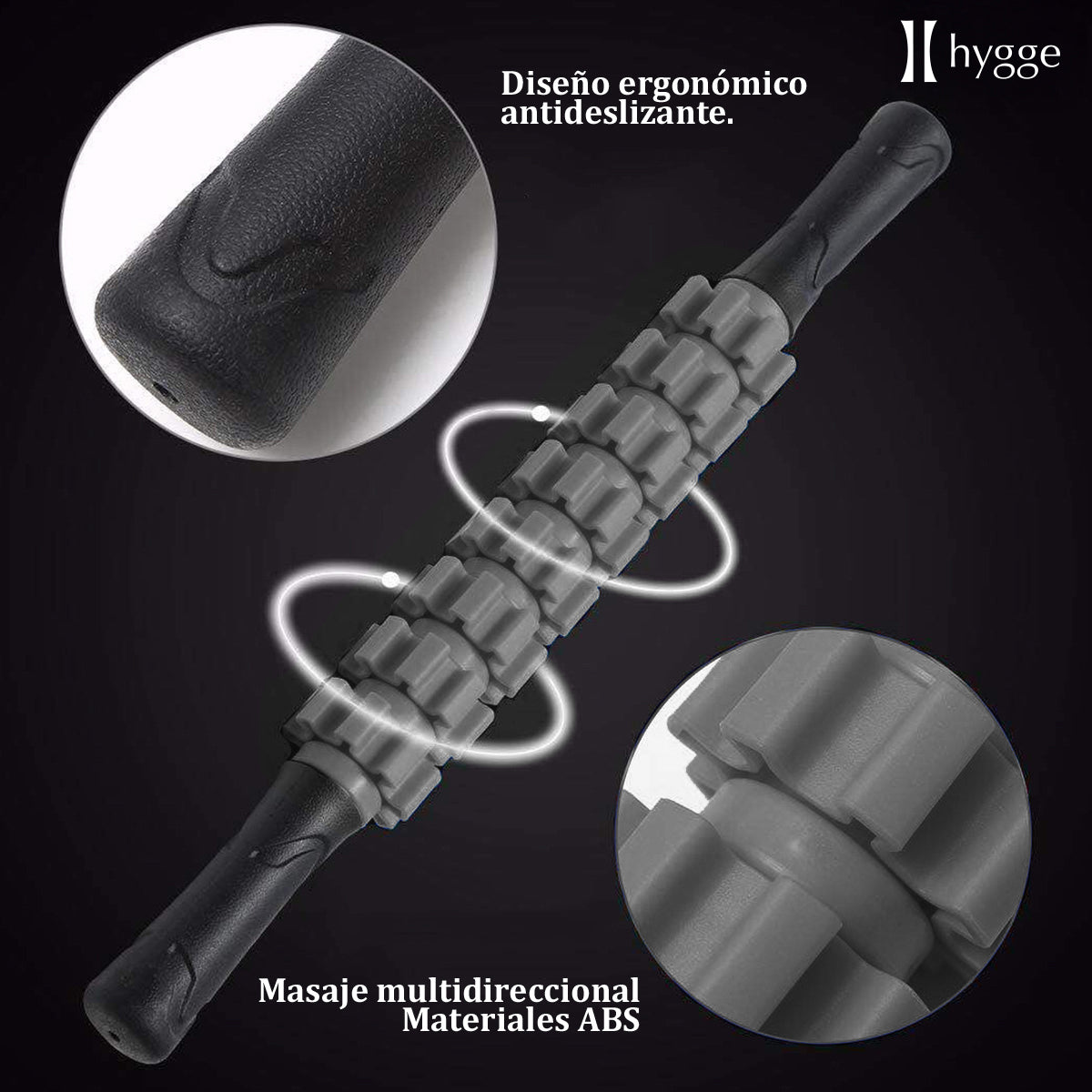 Stick rodillo masajeador alivia tensiones