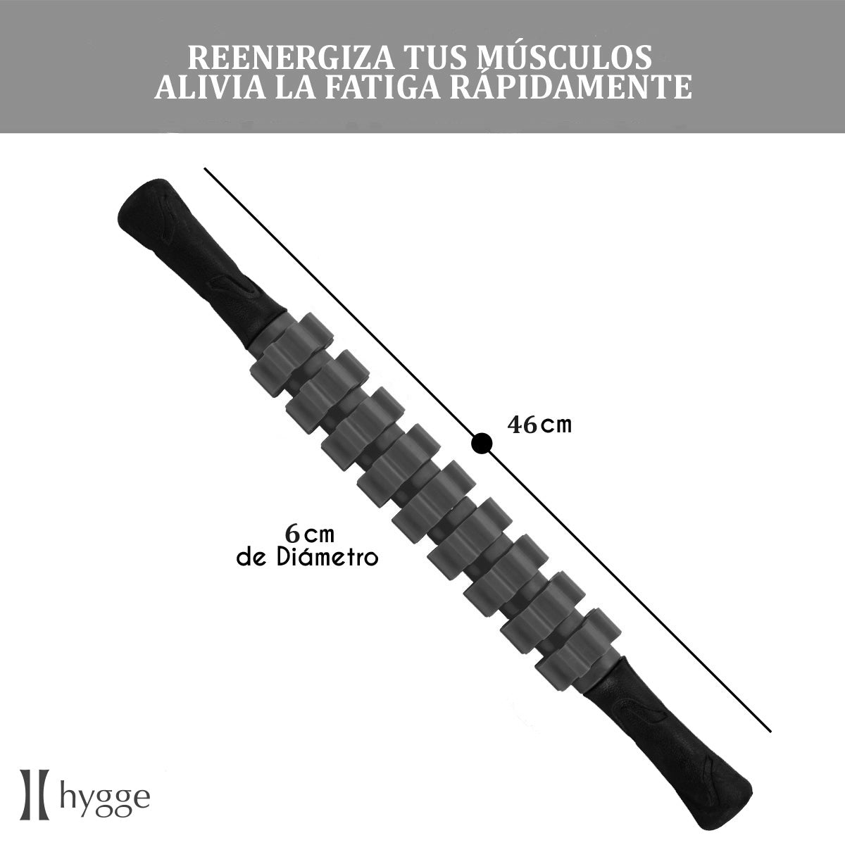 Stick rodillo masajeador alivia tensiones