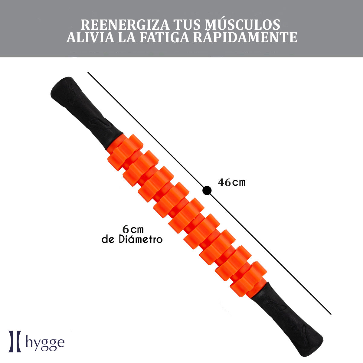Stick rodillo masajeador alivia tensiones