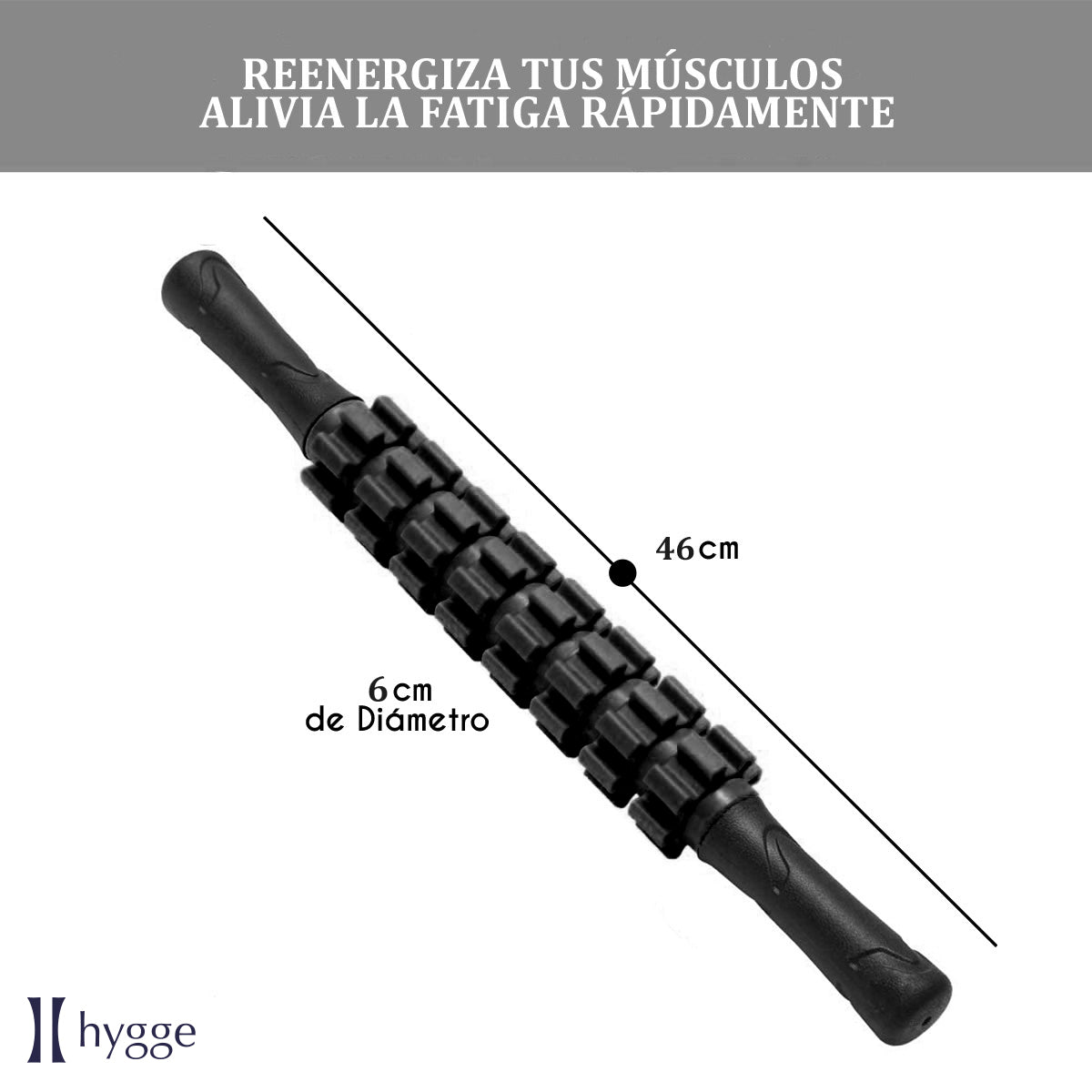 Stick rodillo masajeador alivia tensiones