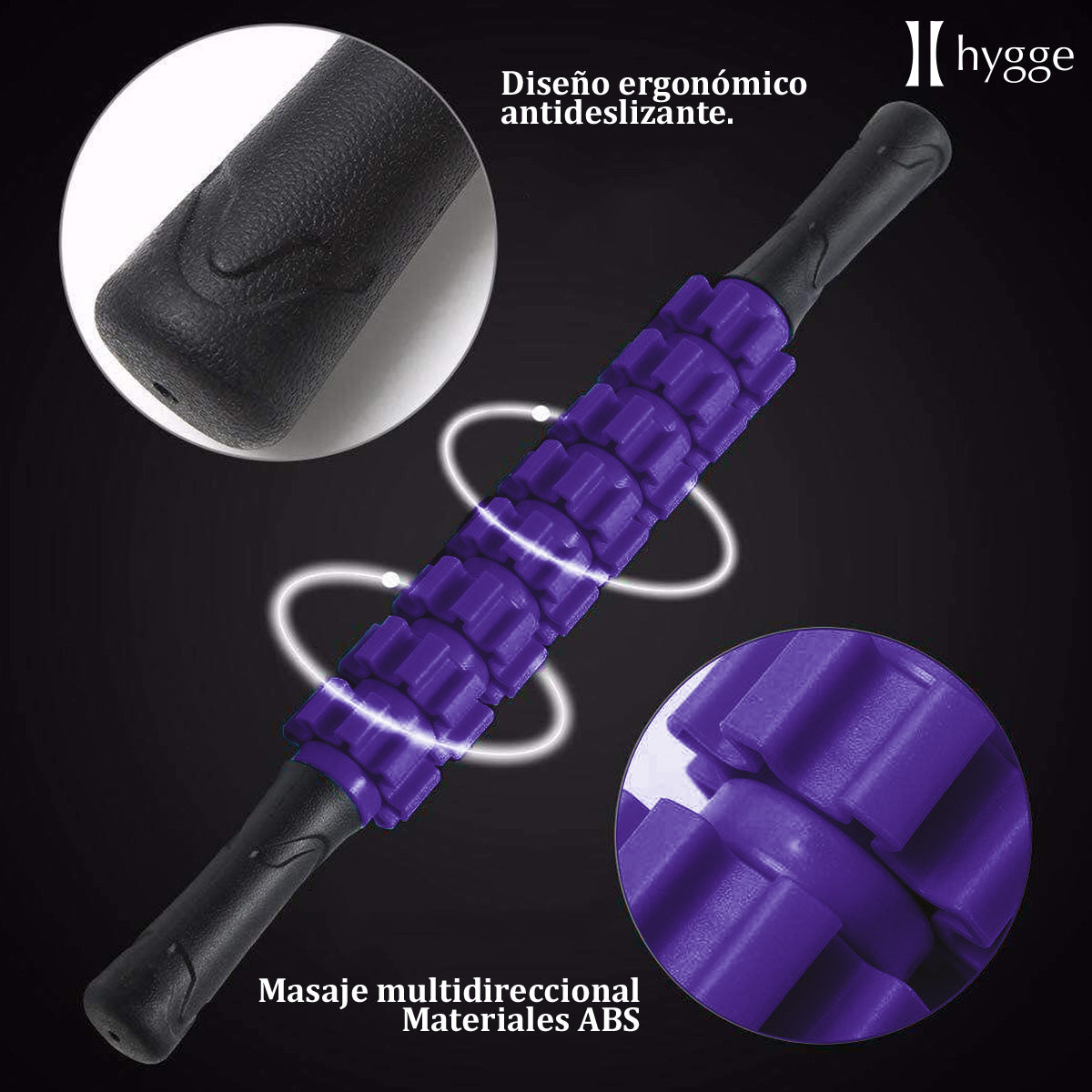 Stick rodillo masajeador alivia tensiones