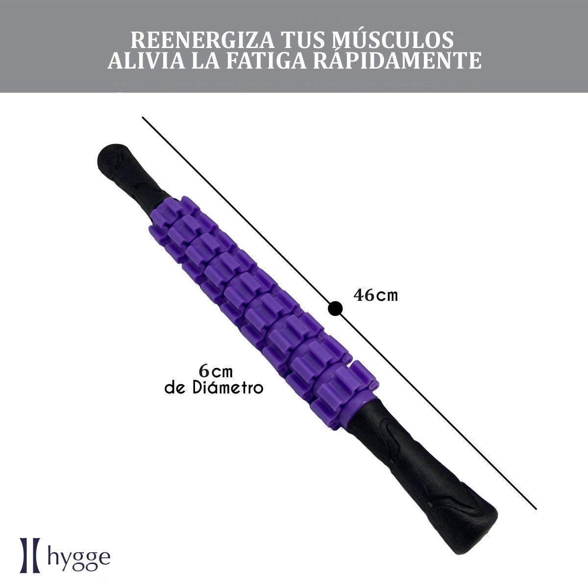 Stick rodillo masajeador alivia tensiones