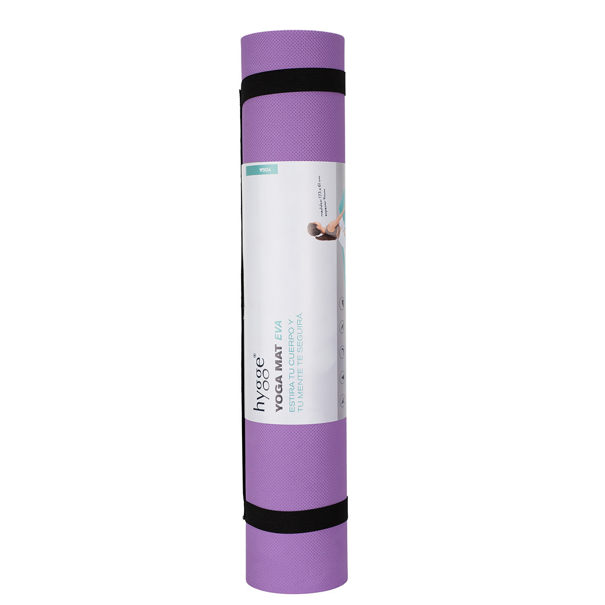 Mat de yoga de goma eva 4mm nivel principiante