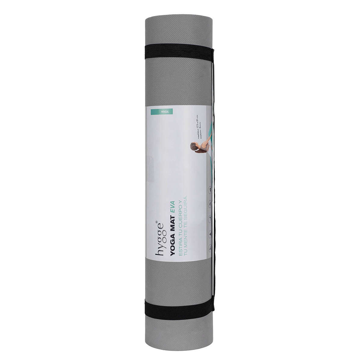 Mat de yoga de goma eva 6mm nivel principiante