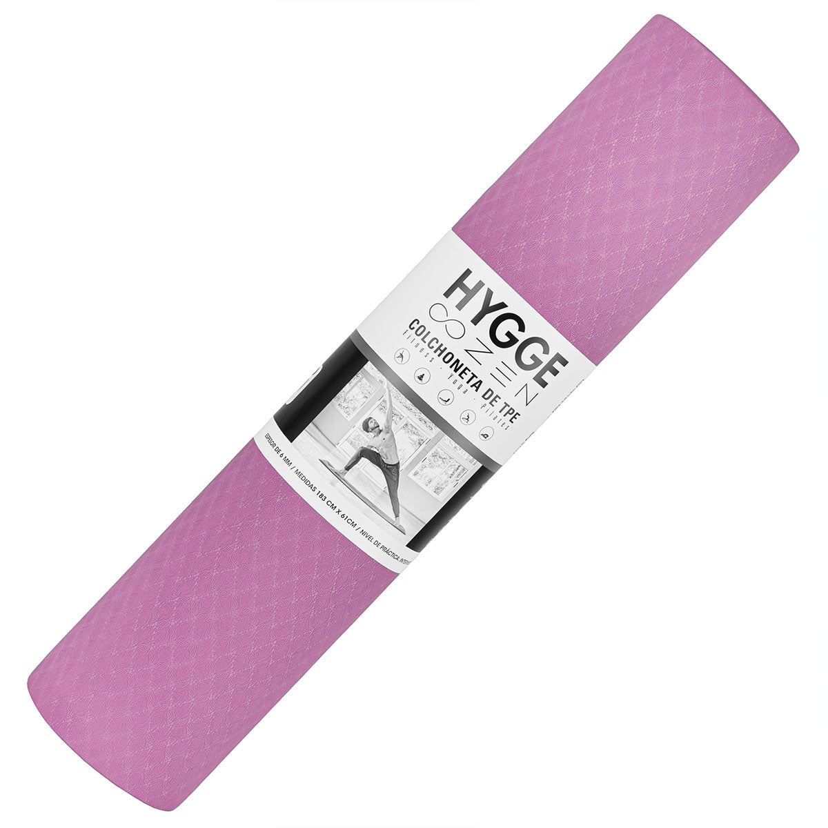 Mat de TPE bicolor 6mm nivel intermedio