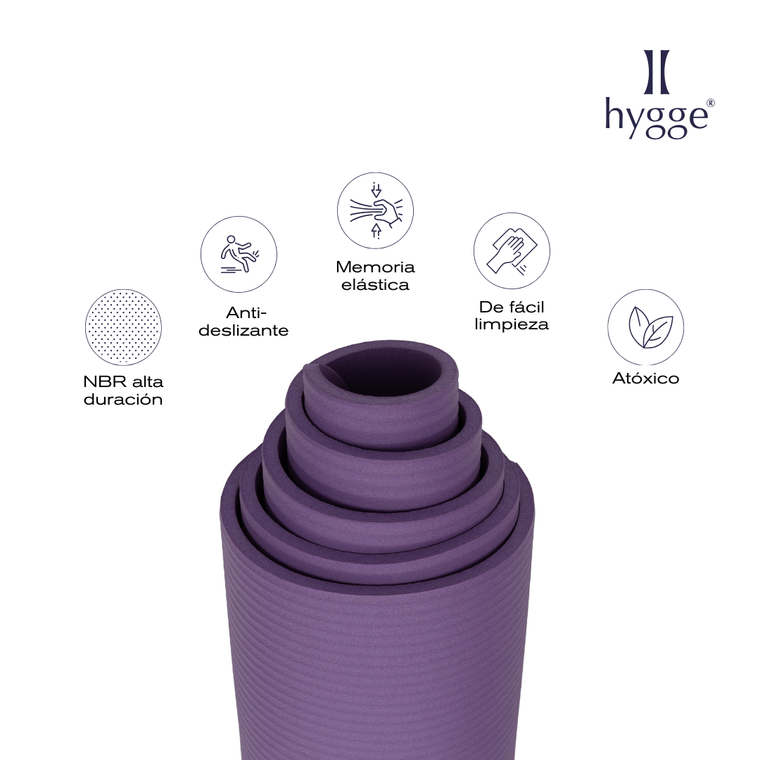 Mat de yoga y pilates NBR 10mm
