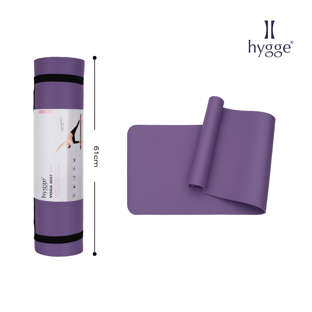 Mat de yoga y pilates NBR 10mm