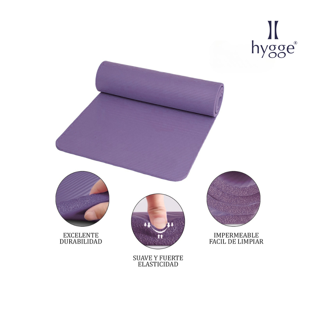 Mat de yoga y pilates NBR 10mm
