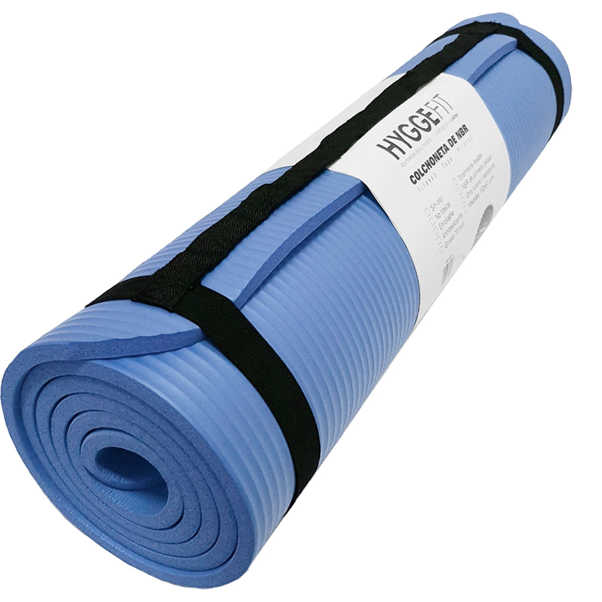 Mat de yoga NBR 10mm nivel principiante