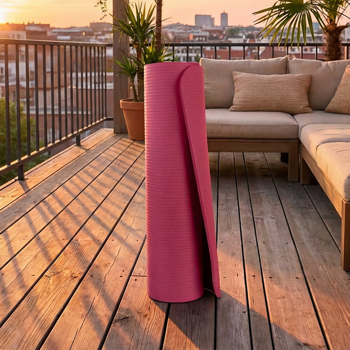 Mat de yoga NBR 8mm nivel principiante