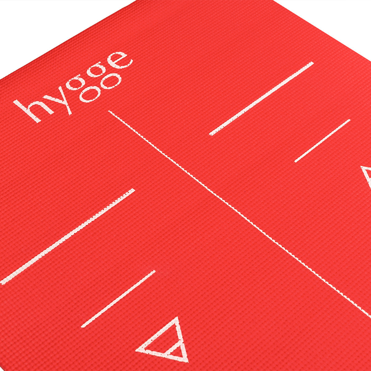 Mat de yoga PVC con indicador de posiciones