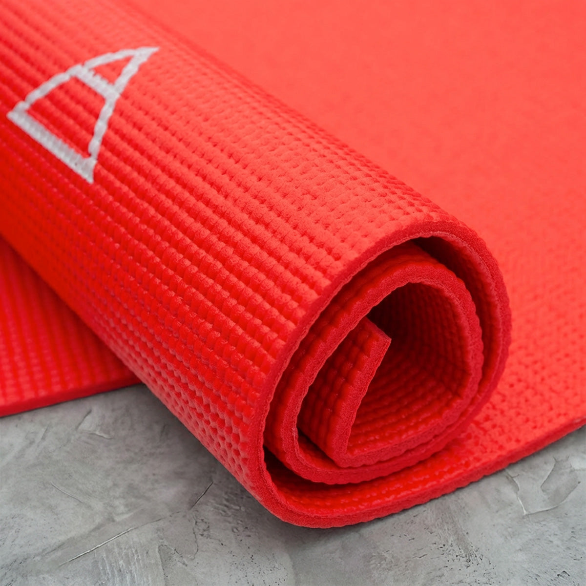 Mat de yoga PVC con posiciones nivel principiante