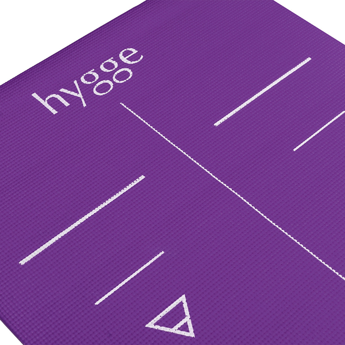 Mat de yoga PVC con indicador de posiciones