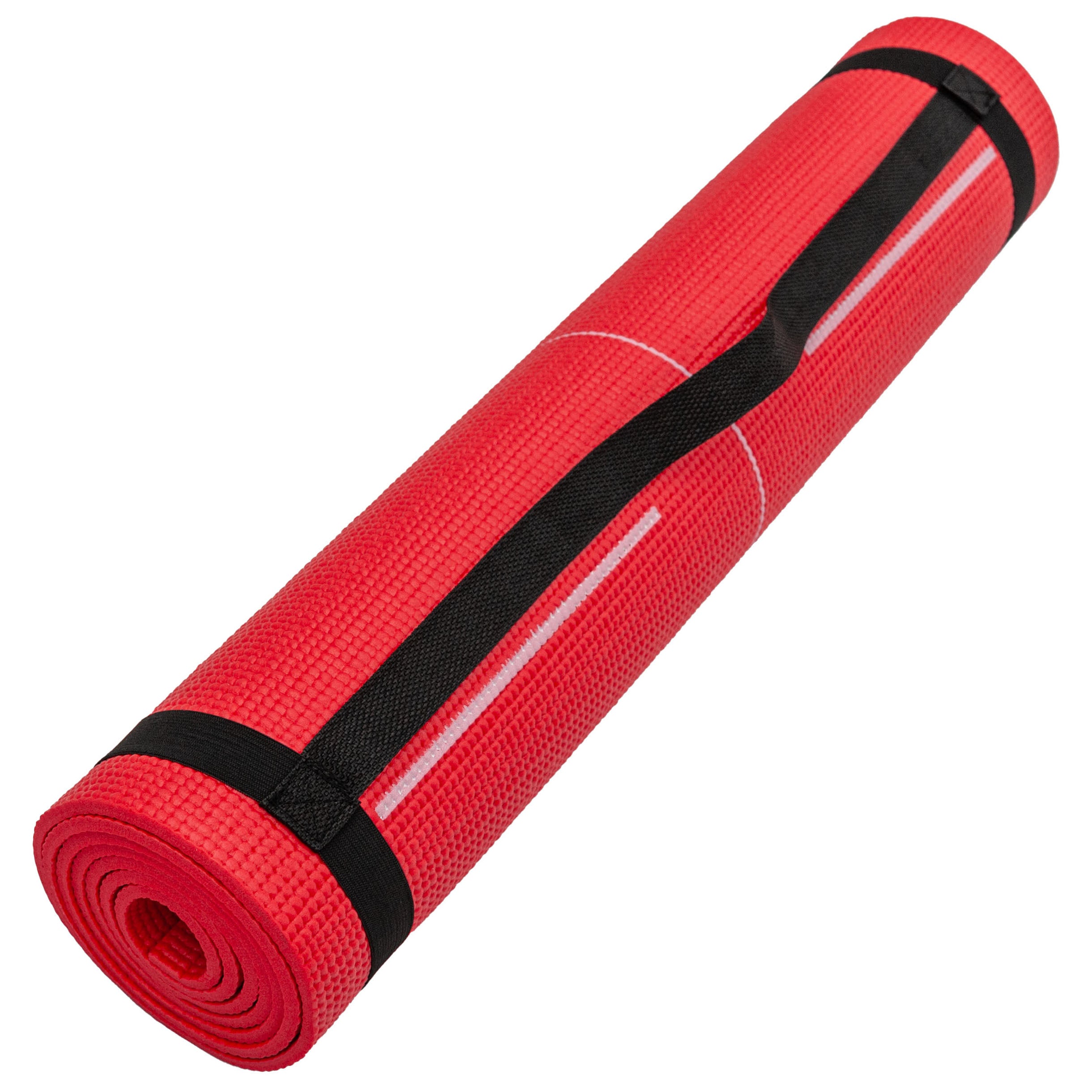 Mat de yoga PVC con posiciones nivel principiante