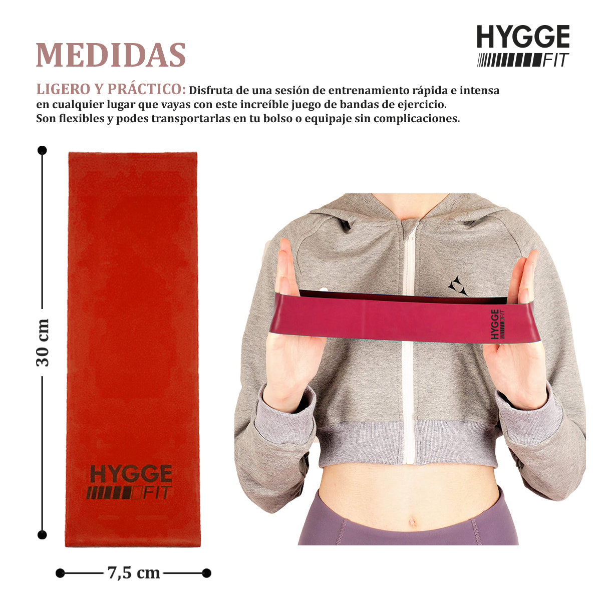 Banda Elástica Latex Súper Ancha