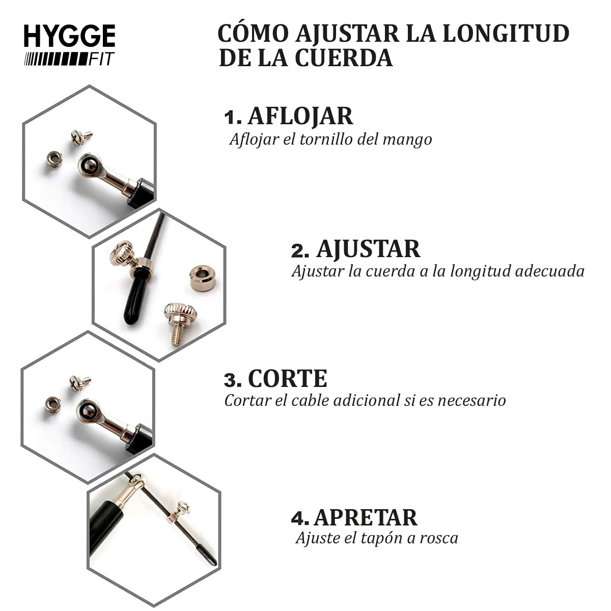 Soga de salto tipo speed rope