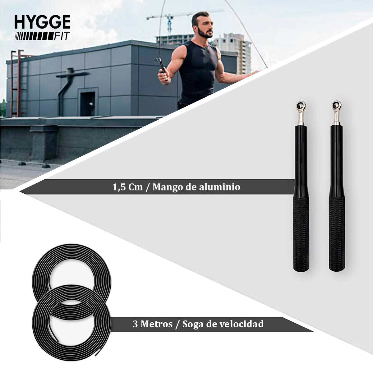 Soga de salto tipo speed rope