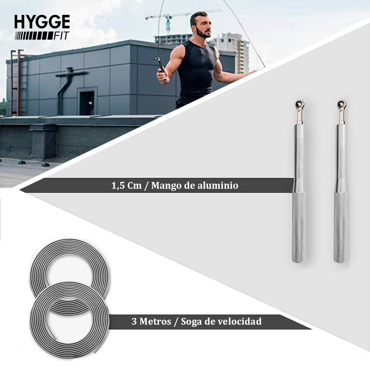 Soga de salto tipo speed rope