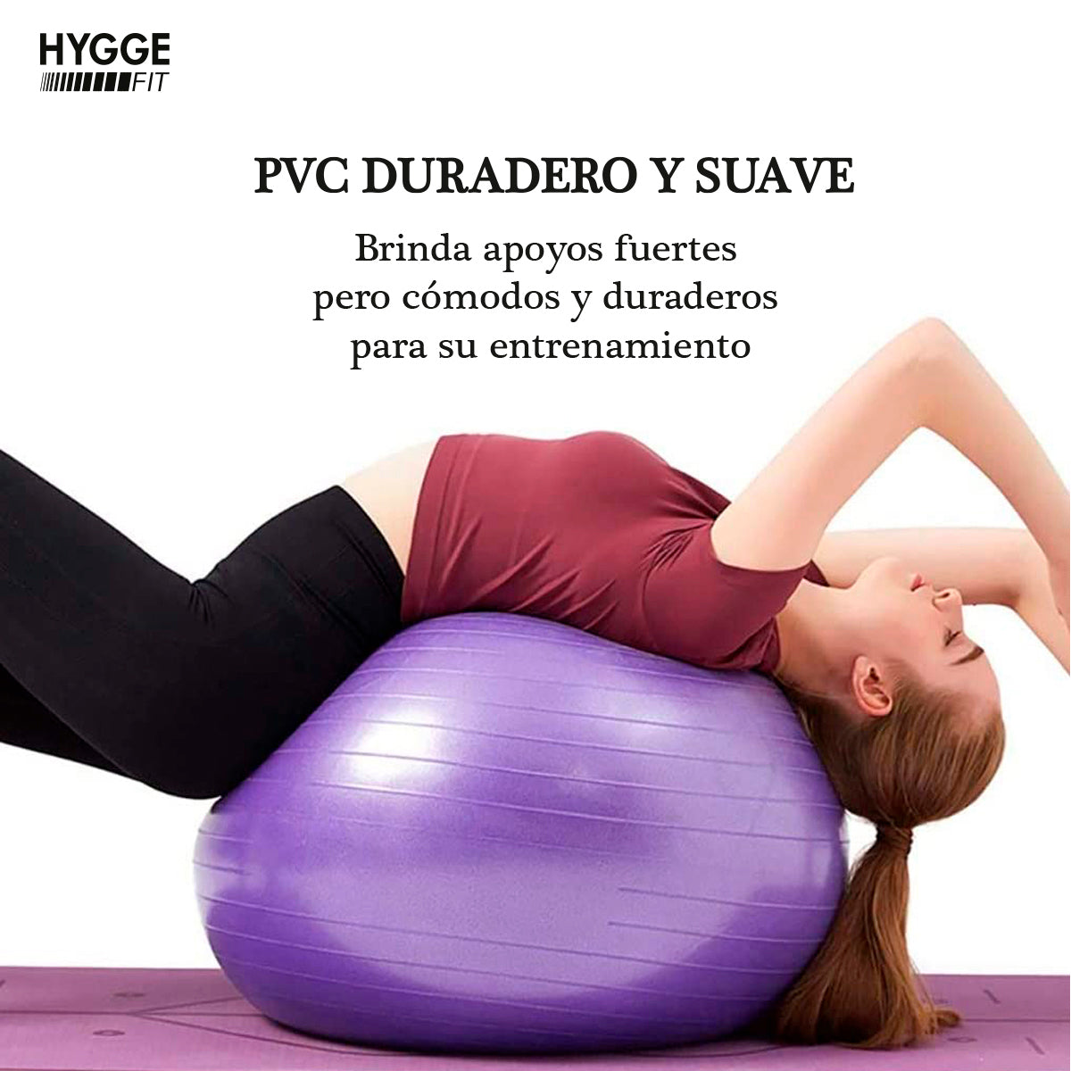 Pelota de yoga y esferodinamia 55 cm