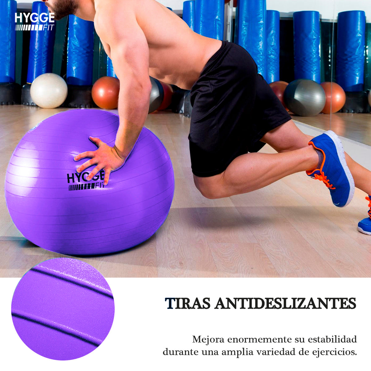 Pelota de yoga y esferodinamia 75 cm