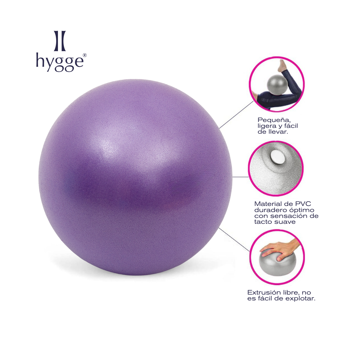 Pelota de yoga y esferodinamia 25 cm