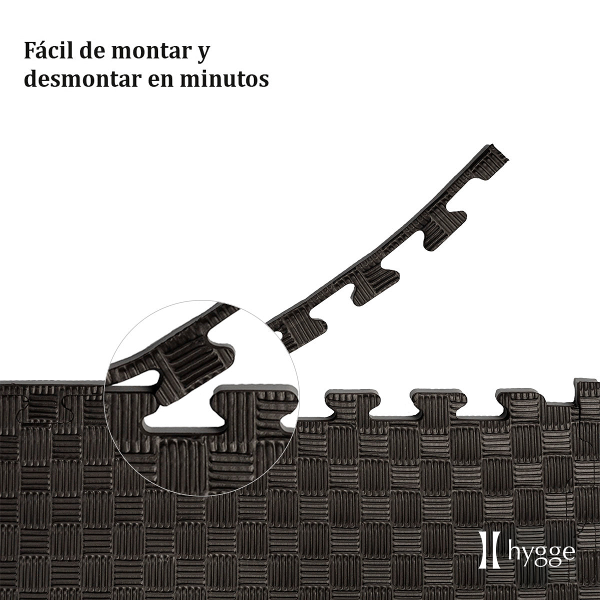 Piso de goma eva encastrable Tatami