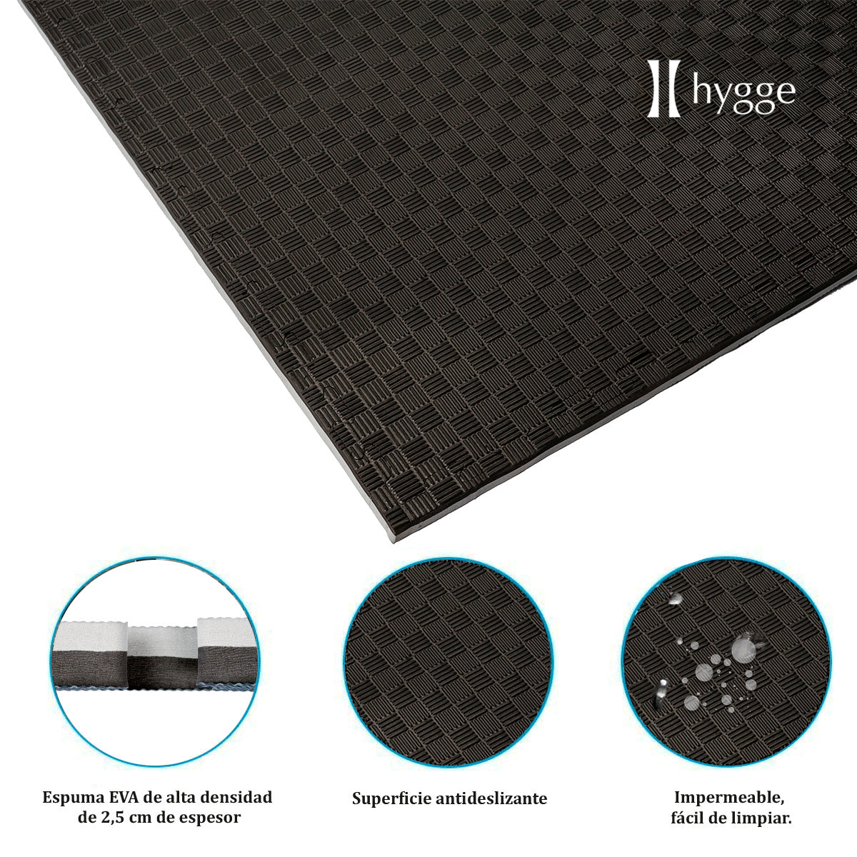 Piso de goma eva encastrable Tatami