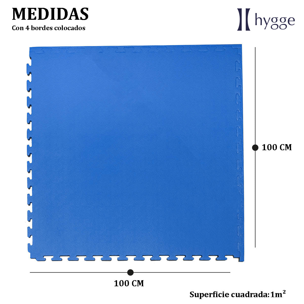 Piso de goma eva encastrable Tatami 20mm